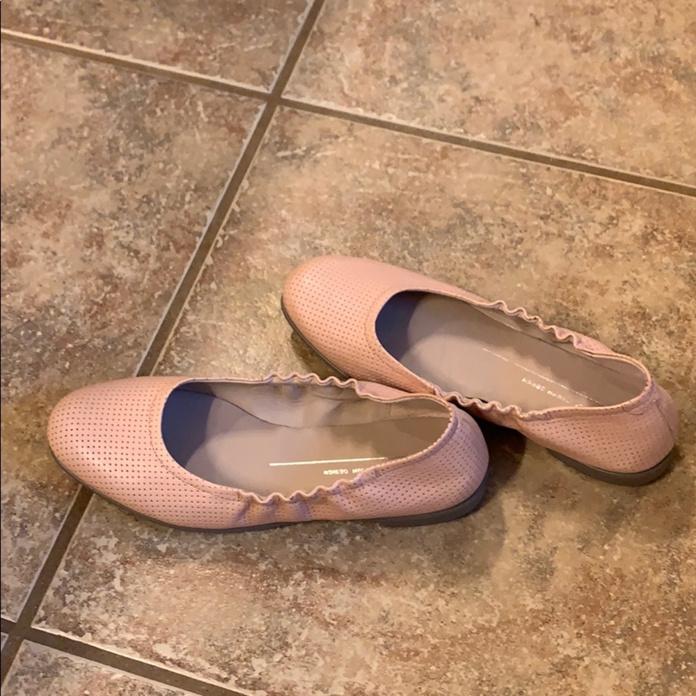 Pink Ecco Flats